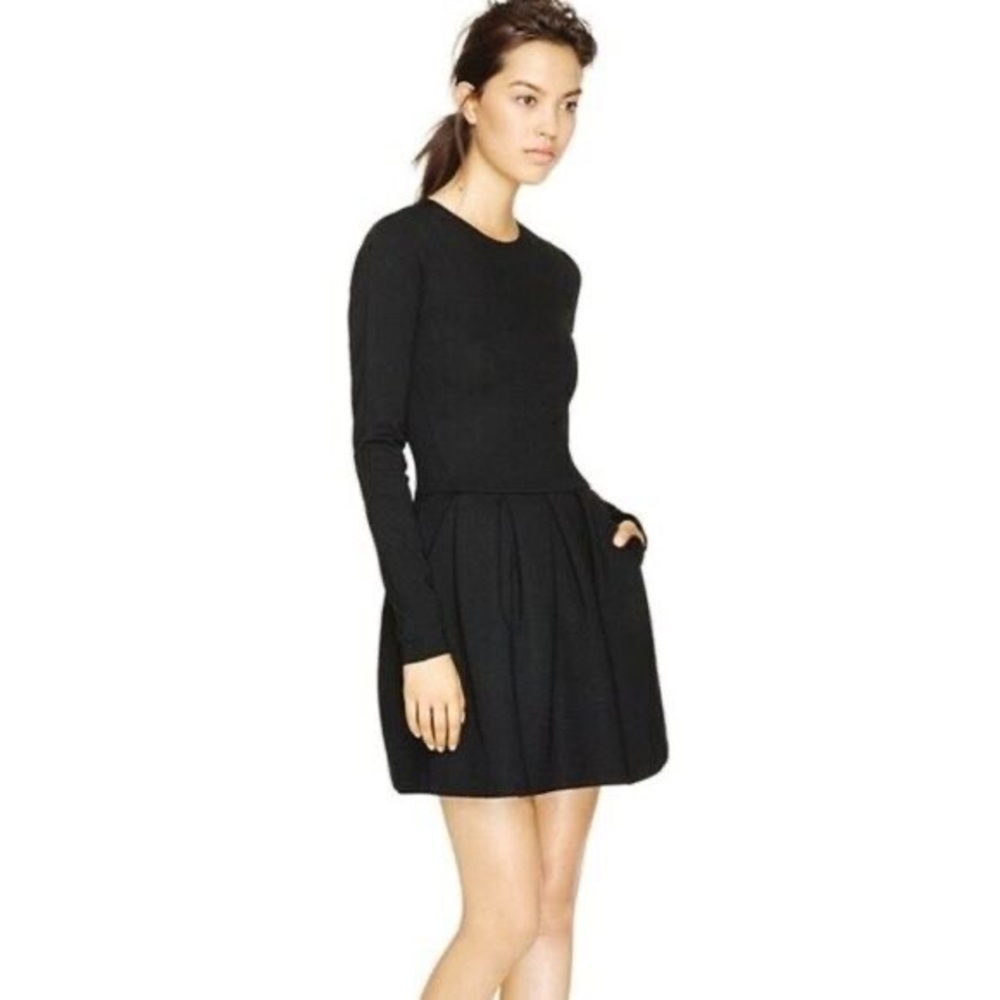 🖤 SUNDAY BEST (ARITZIA) Tartine Long-Sleeved Black Dress. Size 00. Great Cond! - Picture 8 of 10